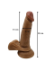 Gerçekçi Testisli Melez Dildo 18 cm