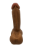 Gerçekçi Testisli Melez Dildo 18 cm