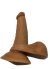 Gerçekçi Testisli Melez Dildo 18 cm