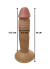 Gerçekçi Testissiz Melez Dildo 18 cm