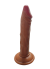 Gerçekçi Testissiz Melez Dildo 21 cm
