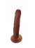 Gerçekçi Testissiz Melez Dildo 21 cm