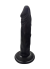 Gerçekçi Testissiz Siyah Dildo 21 cm