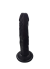 Gerçekçi Testissiz Siyah Dildo 21 cm