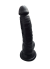 Gerçekçi Testisli Siyah Dildo 20 cm