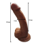 Gerçekçi Testisli Melez Dildo 19 cm