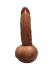 Gerçekçi Testisli Melez Dildo 16 cm