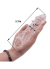 Censan Wolf Warrior Crystal Şeffaf Dokulu Penis Kılıfı – Esnek TPE Malzeme, Gerçekçi His, 13.8 cm