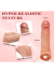 Censan 22 cm Ten Rengi Titreşimsiz ve Kumandasız Penis Kılıfı – Gerçekçi Dokulu Uzatıcı