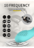 Censan Kablosuz Kumandalı Tırtıklı Klitoris ve G-Spot Uyarıcı 2 in 1 Çift C Vibratör