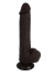 Censan Ultra Gerçekçi 24 Cm Brown Melez Kıkırdaklı Dildo