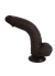 Censan Ultra Gerçekçi 24 Cm Brown Melez Kıkırdaklı Dildo