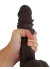 Censan Ultra Gerçekçi 24 Cm Model2 Brown Melez Kıkırdaklı Dildo
