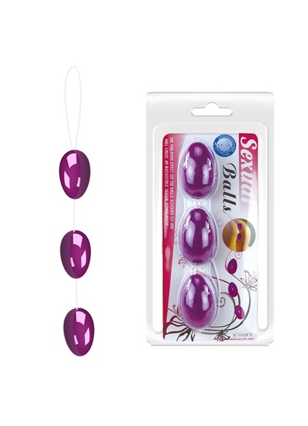 3 Lü Anal Ve Vajinal Masaj Zevk Topları