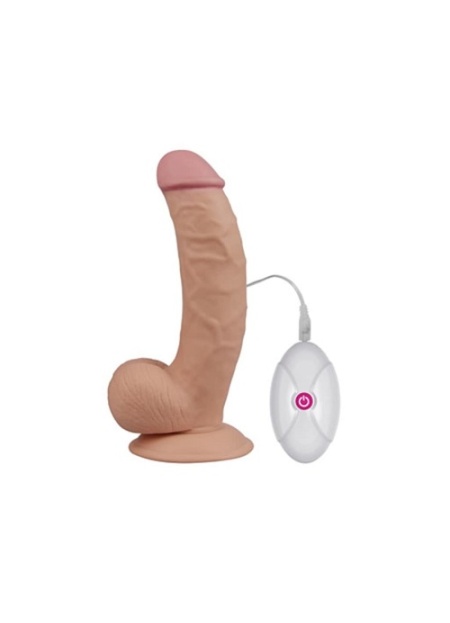 Güçlü 10 Farklı Titreşimli 21.5 Cm Realistik Dildo Vibratör
