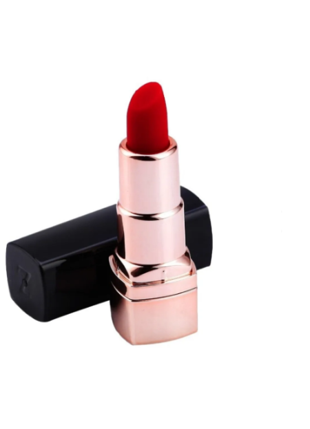 Klitoris Uyarıcılı 10 Titreşimli Ruj  Silikon Vibratör