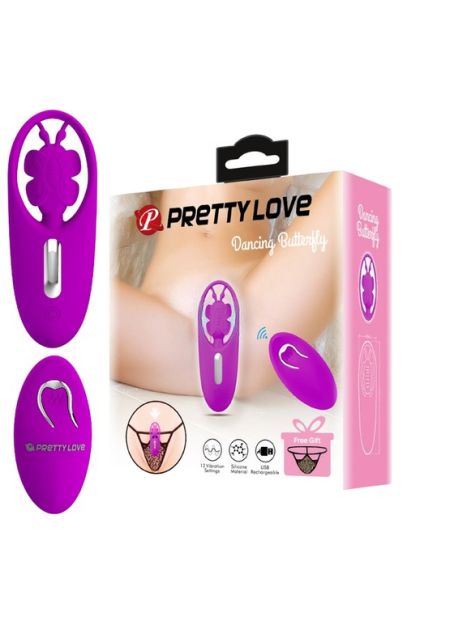Giyilebilir Kelebek Külot Vibratör 12 Titreşimli Usb Şarjlı