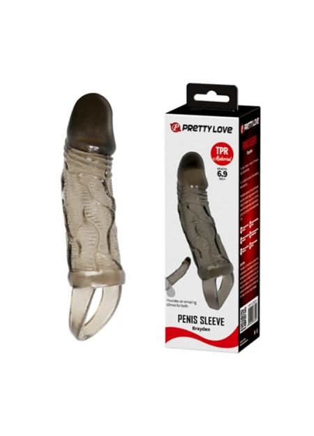Bl 2Cm Dolgulu Zenci Penis Kılıfı Uzatmalı Prezervatif Dildo
