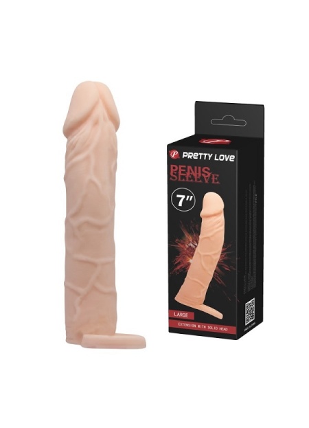 Extended 6 Cm Dolgulu Penis Kılıfı Uzatmalı Prezervatif