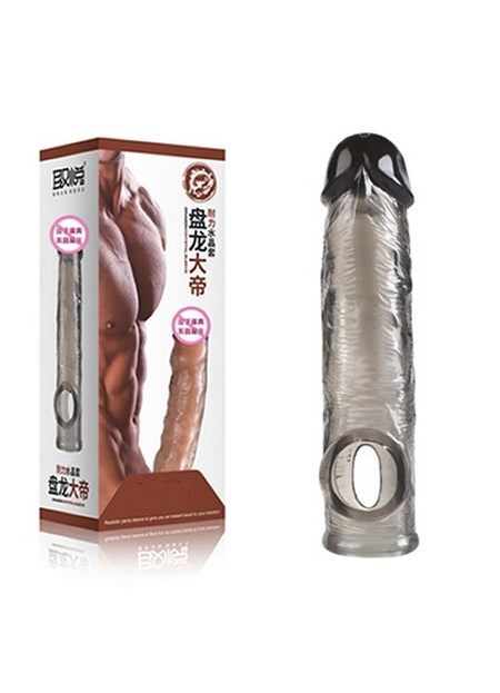16 Cm Silikon Yapıda Zenci Penis Kılıfı
