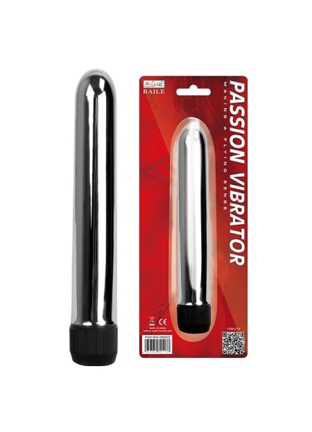 Bl Titreşimli 17Cm Metal Vibratör Anal Vajinal Dildo Penis Plug