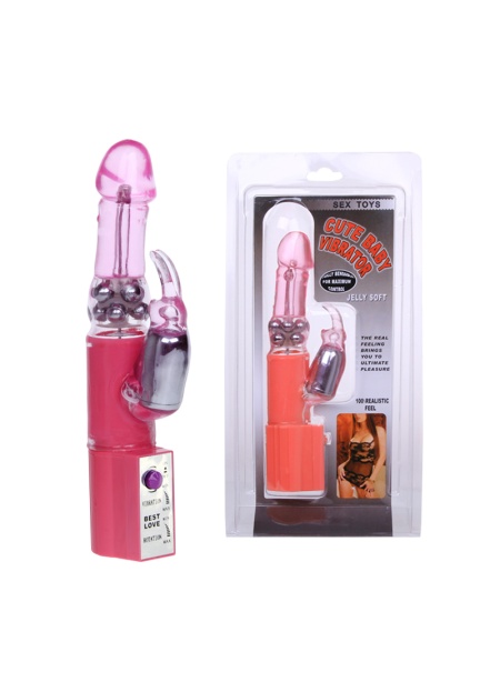 Oynar Başlı Titreşimli Teknolojik Vibratör Klitoral Mastürbatör