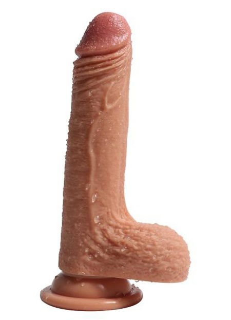 Medikal Silikon Et Dokusunda Extra Yumuşak Dildo Penis