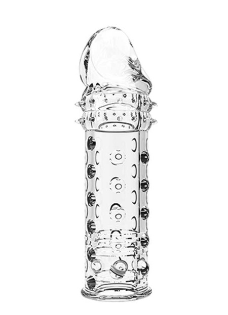 Penextender Tırtıklı Saydam Penis Kılıfı 16.3 Cm