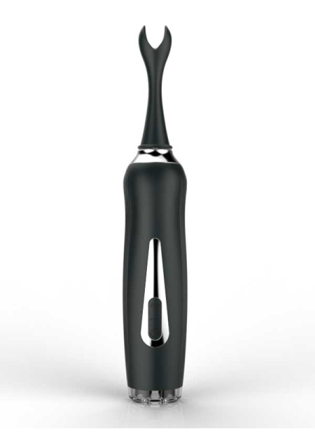 Üç Başlıklı Değiştirilebilir Vibratör Siyah