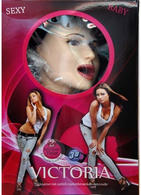 Victoria Büyük Boy Titreşimli Realistik Şişme Bebek Manken