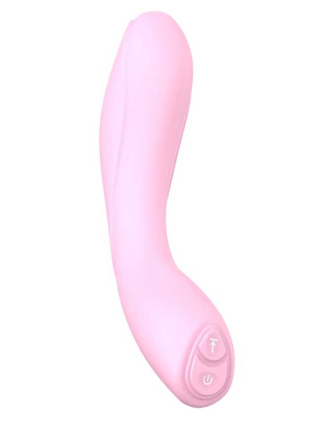 Elbow Bükülebilir Eğik Şarjlı Vibratör Pembe