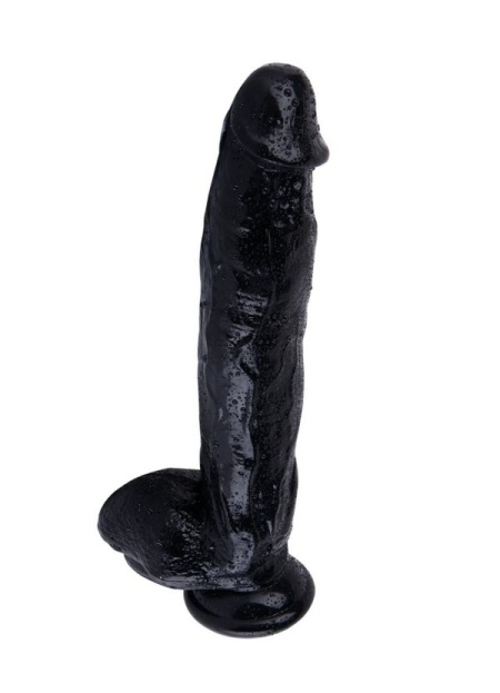 32 Cm Sex Shop Siyah Dildo