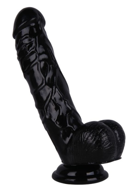 Sex Shop İstanbul 21.5 Cm Siyah Dildo