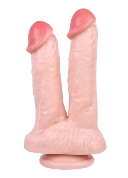 Seks Shop İstanbul 21 Cm Realistik Çiftli Dildo