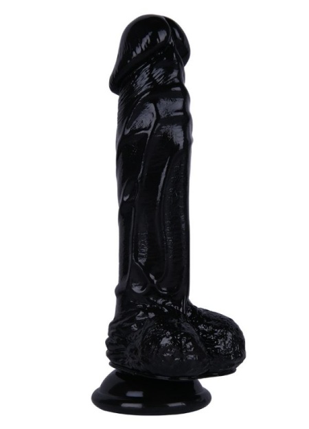 21 Cm Sex Shop Siyah Dildo