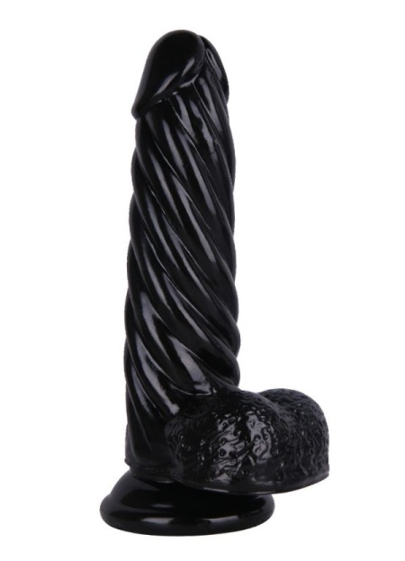 Sex Shop Özel 21 Cm Siyah Dildo