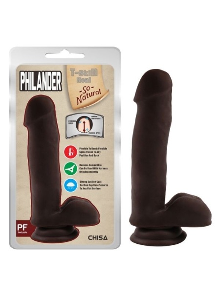 Philander Melez 18 Cm Kıkırdaklı Gerçekçi Dildo