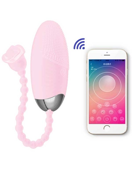 Telefon Kontrollü Yumurta Vibratör Pembe