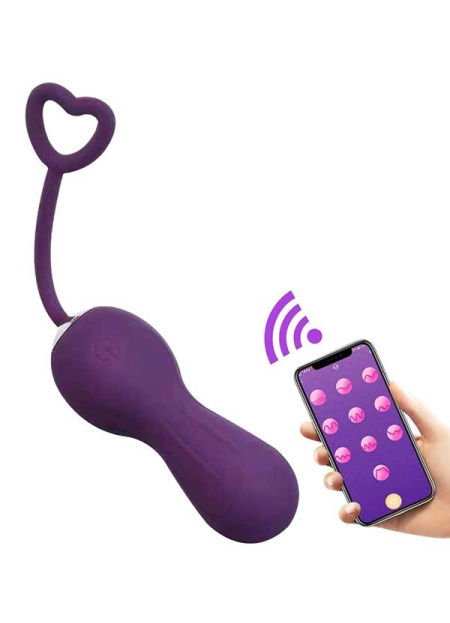 Telefon Kontrollü Mini Vibratör Mor