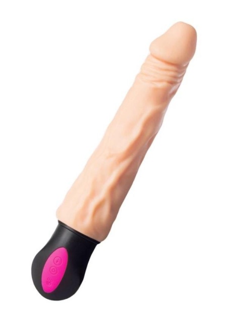 Isıtmalı Realistik Vibratörü Tpe Ten 25 Cm
