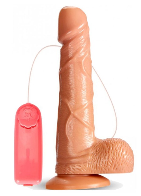 J.B. Titreşimli 19 Cm Dildo Vibratör