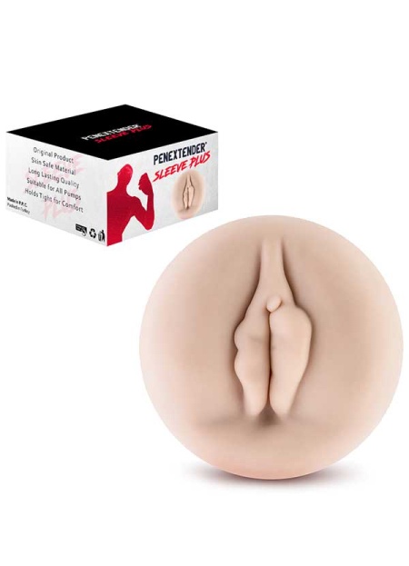 Penextender Sleeve Plus Penis Pompası Vajina Başlık