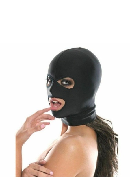 Fantezi Fetish Maske  Siyah