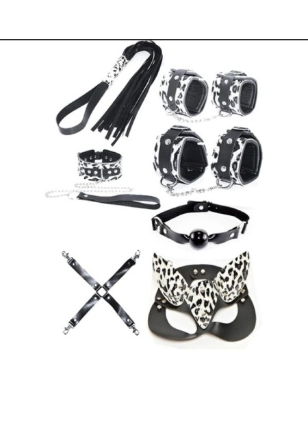 Fetiş Leopar Set 7 Parça