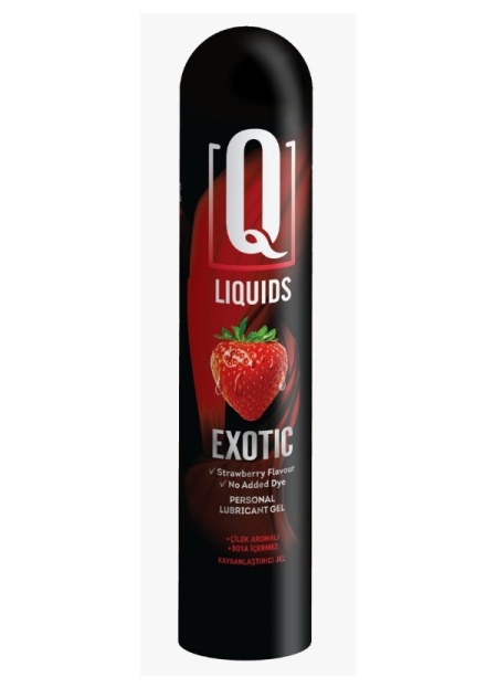 Exotic Çilek Aromalı 125 Ml Su Bazlı Kayganlaştırı Jel