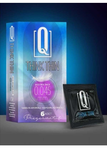 Q Think Thin 6Lı Ekstra İnce Prezervatif