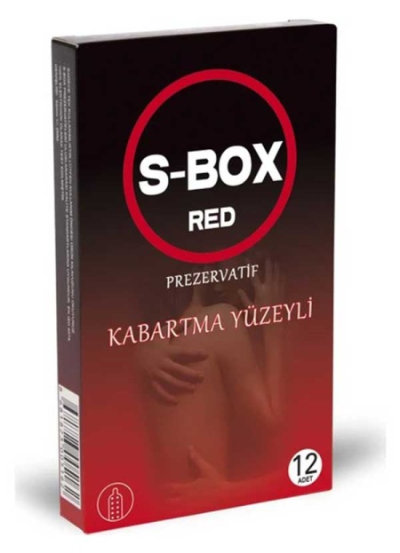 SBox Kabartma Yüzeyli Prezervatif 12Li
