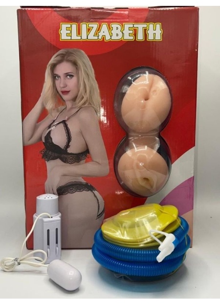 Elizabeth Gerçekçi Sarışın Şişme Bebek