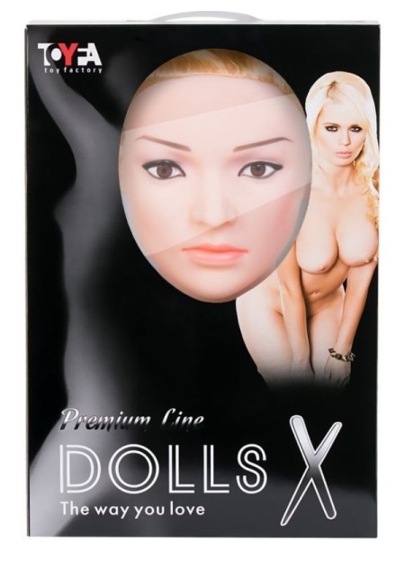 Liliana Gerçekçi Kafa Şişme Bebek Sarışın İki Delikli