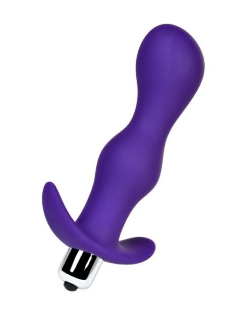 Anal Vibro Plug Beden L  Mor 14 Cm